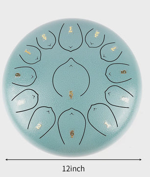 Professionele Steel Tongue Drum 13 Noten - Muziekinstrument voor Ontspanning en Yoga