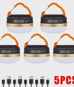 Krachtige 10W USB Oplaadbare Camping Lantaarn - Draagbare Tentlamp met 1200mAh Batterij