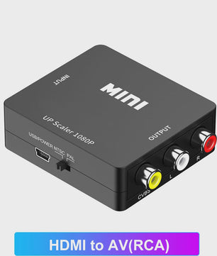 Universele HDMI AV RCA & VGA Converter Adapter | 1080p Ondersteuning