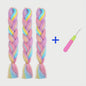 3x Jumbo Braids Haar Extensions - 24 Inch Synthetisch Vlecht Haar in 4 Kleuren voor Kinderen & Volwassenen