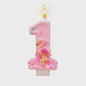 Roze Flamingo Nummer Kaarsjes - Verjaardag, Feest & Decoratie