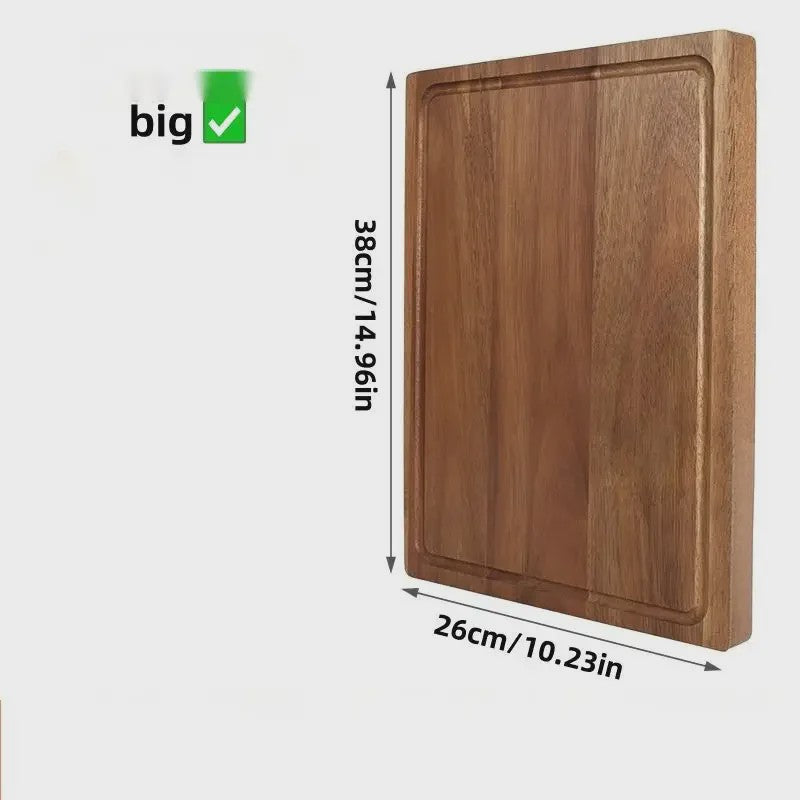 Houten Snijplank Set - Beech & Walnut - Keukenblok voor Vlees, Kaas & Groenten
