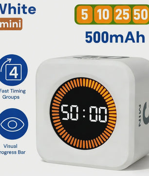 Visuele Flip Timer Kubus met LED Scherm & Gravity Sensor - Tijdmanagement Tool