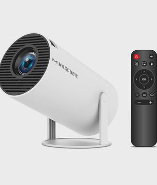 Magcubic HY300 Pro+ Draagbare Projector: 8000 Lumens, Android 14, WiFi 6, 8K Support