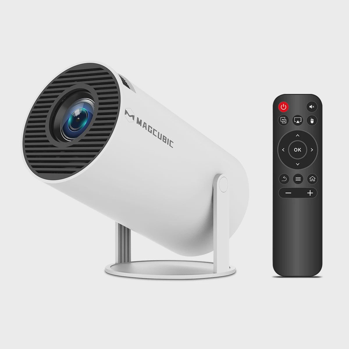 Magcubic HY300 Pro+ Draagbare Projector: 8000 Lumens, Android 14, WiFi 6, 8K Support