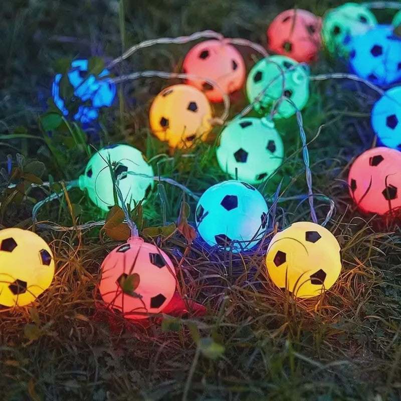 Voetbal Slinger Lichtjes - Sfeervolle LED Verlichting voor Feestjes en Decoratie