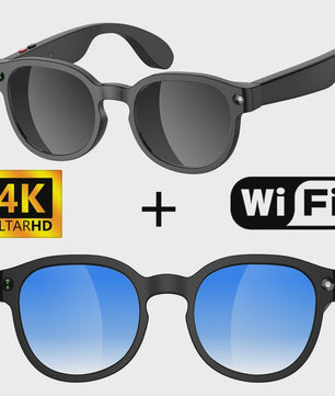 Smart AI Bril met Camera, Vertaling & Bluetooth - Fotografeer & Bel Handsfree