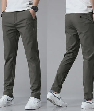 Heren Stretch Slim Fit Casual Broek - Ademend & Comfortabel voor Golf en Sport