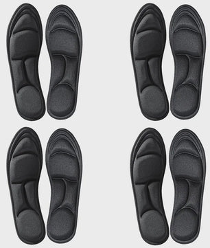 5D Massage Memory Foam Inlegzolen - Ademend, Dempende Steunzolen voor Sport & Dagelijks Gebruik