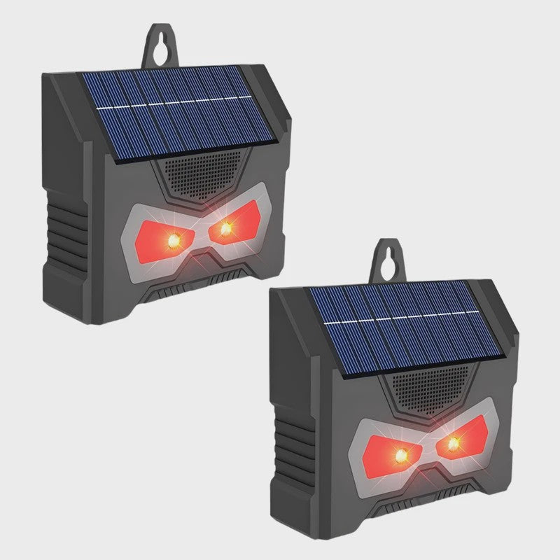 Solar Dier Afweerder met Ultrasone Geluid & LED Licht - Verjaagt Ongedierte uit Tuin & Huis
