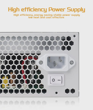 T.F.Skywindintl 750W ATX Gaming Voeding - Wit, Non-Modular, 85% Efficiëntie