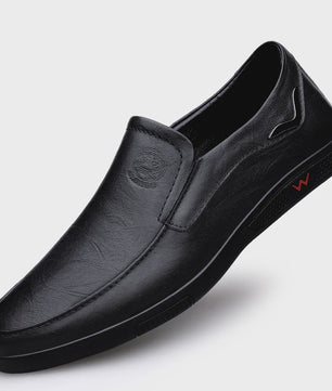 Handgemaakte Leren Herenschoenen - Zakelijk Casual - Rubberen Zool