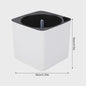 Self Watering Planter Self-watering Pot with Water Level Indicator White Self Watering Planter Modern Decorative Planter Pot
