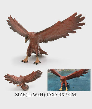 Realistische Roofvogel Figuren Set: Adelaar, Gier & Secretarisvogel - Educatief Speelgoed