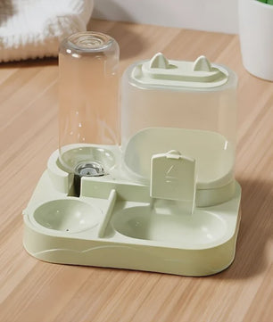 Automatische 2-in-1 Kattenvoerbak en Waterdispenser - Grote Capaciteit