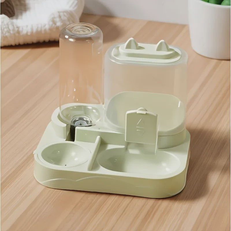 Automatische 2-in-1 Kattenvoerbak en Waterdispenser - Grote Capaciteit