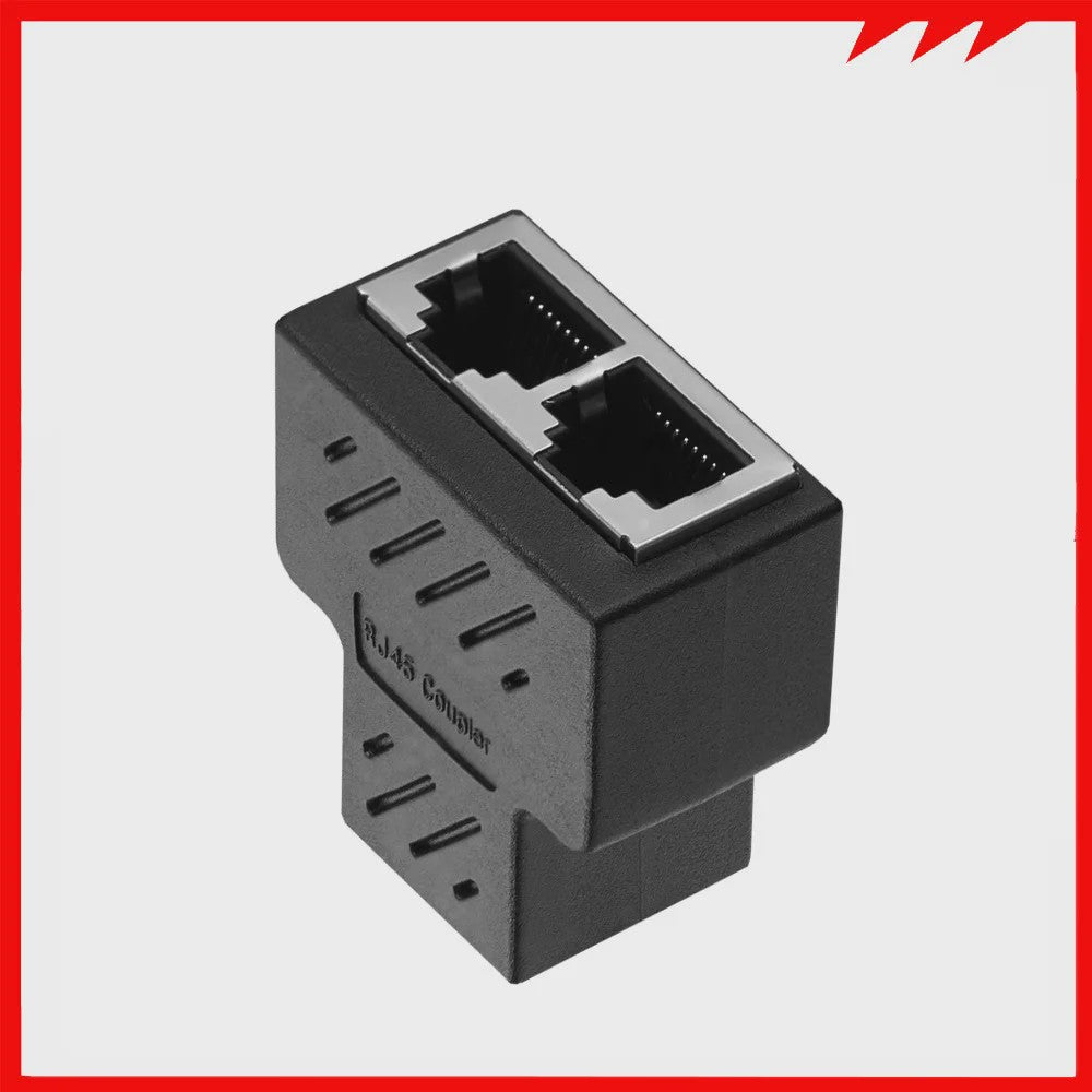 RJ45 Netwerk Splitter Adapter - 1 Male naar 2/3 Female Ethernet Poorten