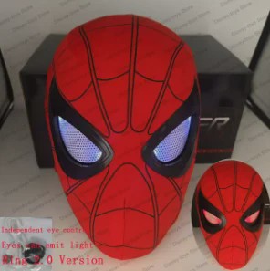 Miles Morales Spider-Man Masker met Bewegende Ogen - 1:1 Schaal Cosplay & Cadeau