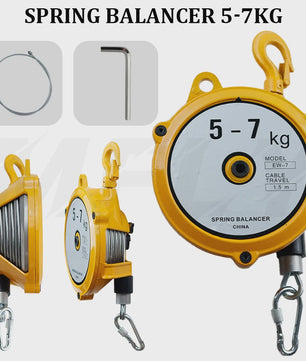 Veren Balancer 5-7kg - 1.5m Staalkabel - Ergonomisch Ophangsysteem voor Productielijn