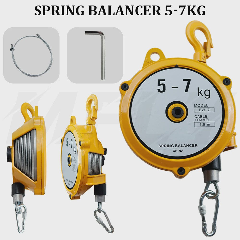 Veren Balancer 5-7kg - 1.5m Staalkabel - Ergonomisch Ophangsysteem voor Productielijn