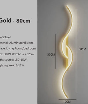 Moderne LED Wandlamp - Minimalistisch Design voor Slaapkamer, Woonkamer & Bedside