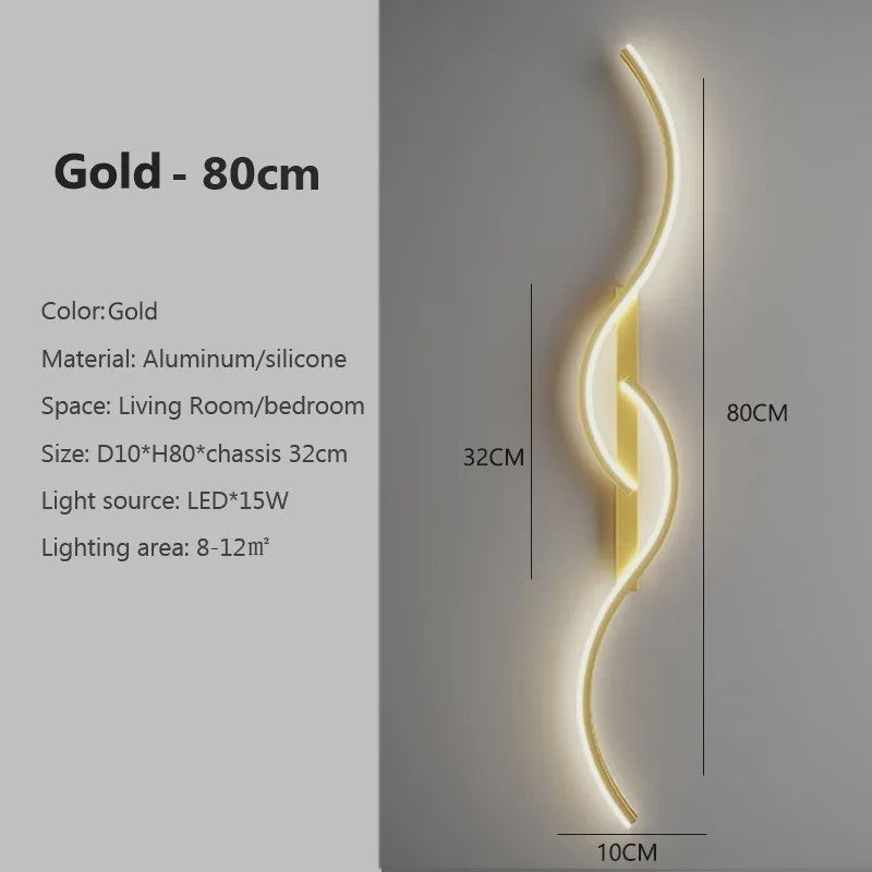 Moderne LED Wandlamp - Minimalistisch Design voor Slaapkamer, Woonkamer & Bedside