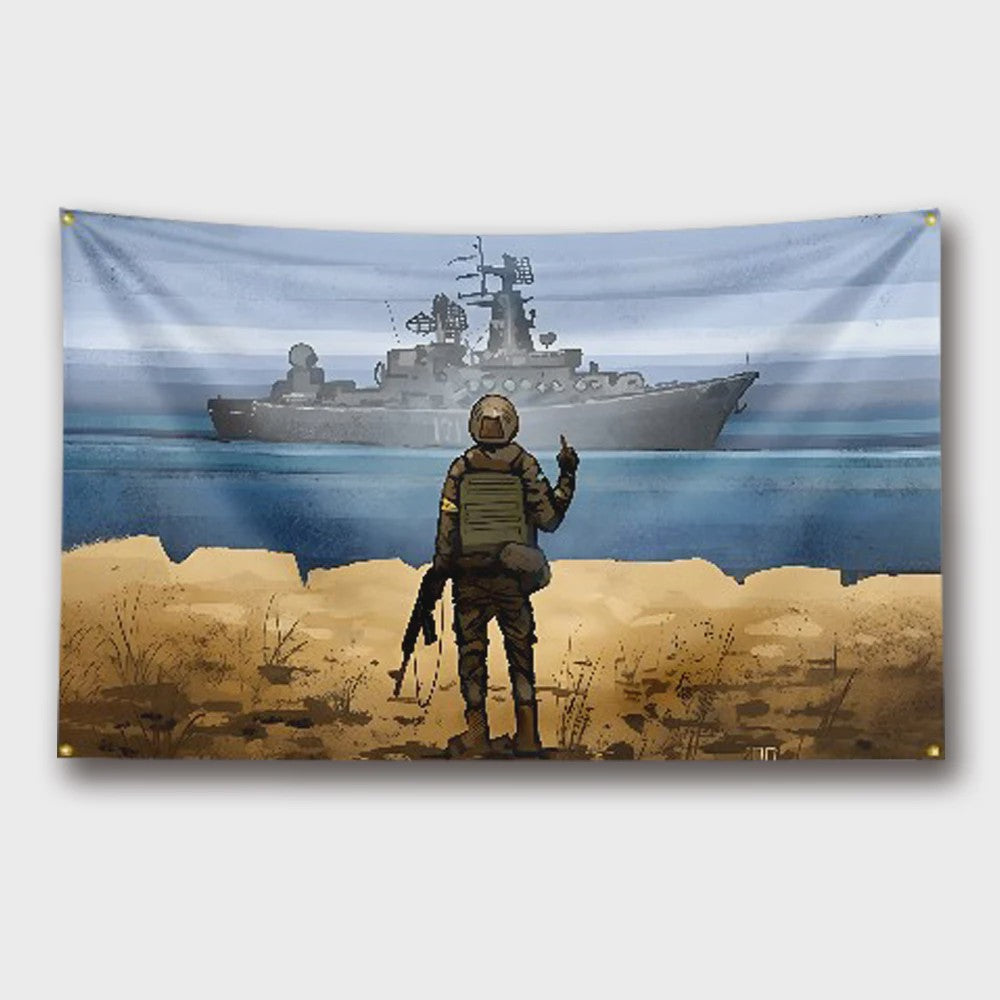 Polyester Oekraïense Vlag - 100D Kwaliteit - 3x5 FT (91x152 cm)