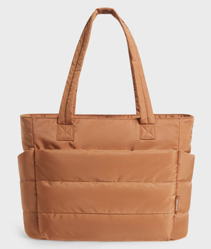 BAGSMART Grote Puffer Tote Bag - Stijlvolle en Ruime Handtas voor Werk, Studie en Shoppen