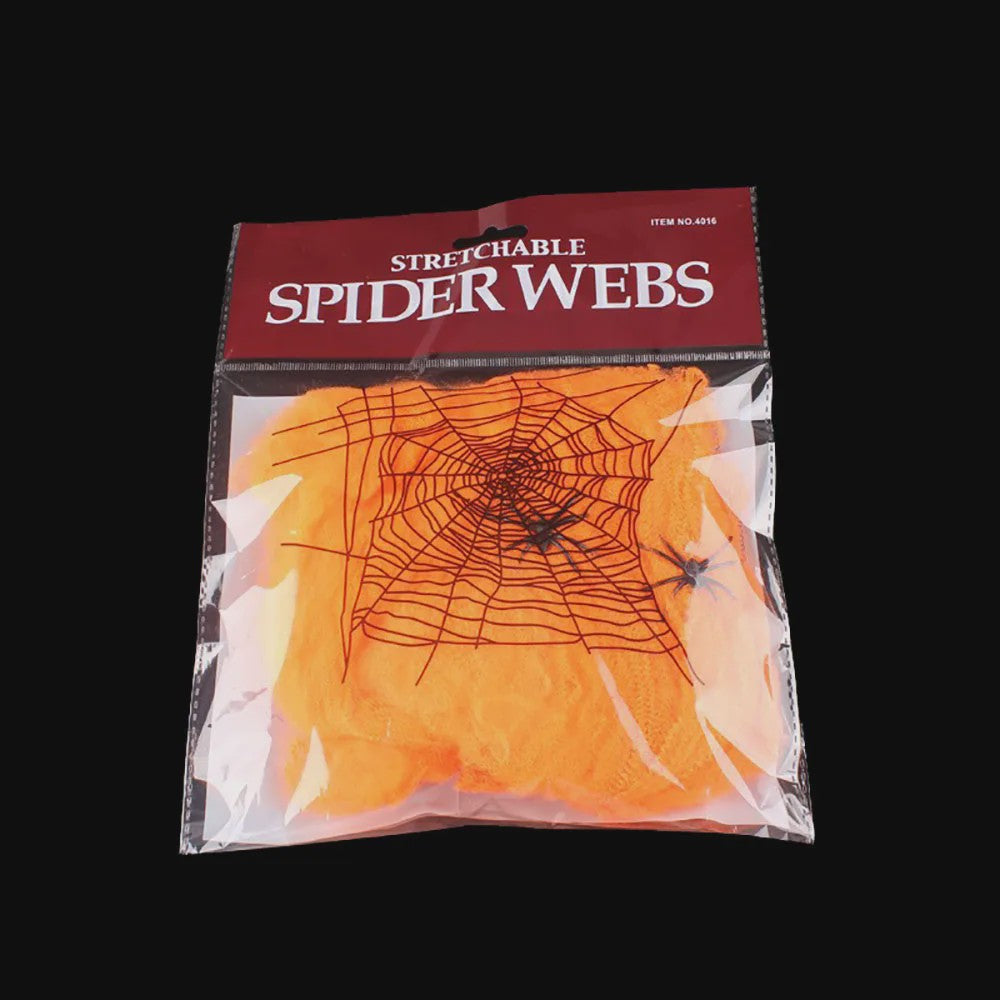 Halloween Spinnenweb Decoratie met Spinnen - Creëer een Griezelige Sfeer