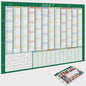 2027 Jaarplanner Kalender - Creatieve Wandkalender & Planner met Stickers