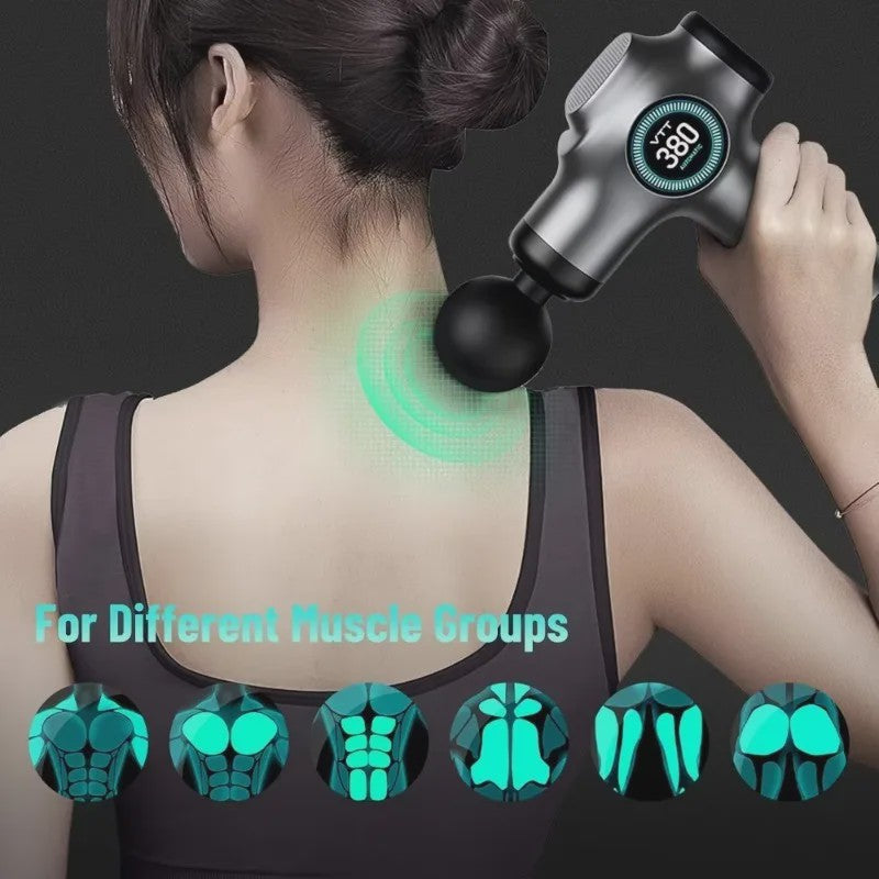 Draagbaar Massagepistool voor Diepe Weefselmassage - USB-C Oplaadbaar