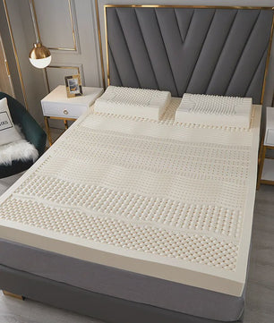 100% Natuurlijk Latex Matras uit Thailand - Dikke Topper voor Huis & Slaapzaal - 1.5m & 1.8m