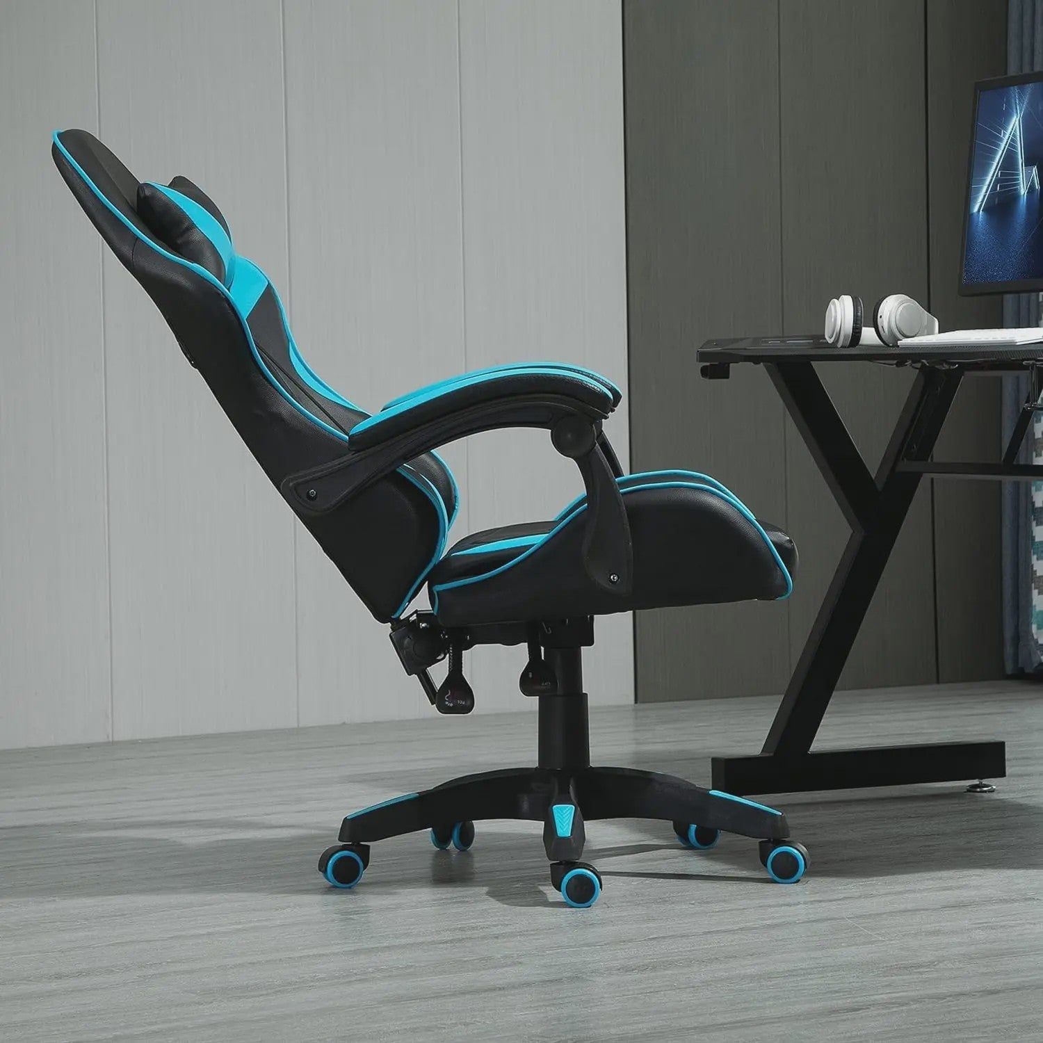Ergonomische Gaming Stoel met Kantelfunctie - Kunstleer - Bureau & Home Office