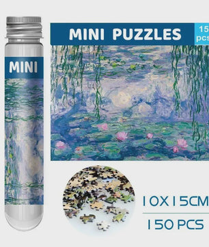 150-delige Puzzel in Proefbuis: Van Gogh's Sterrennacht - Uniek Cadeau