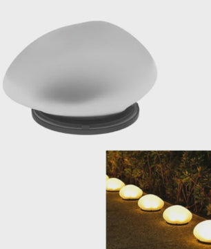 Solar Tuinlamp Steen - Decoratieve LED Verlichting voor Buiten