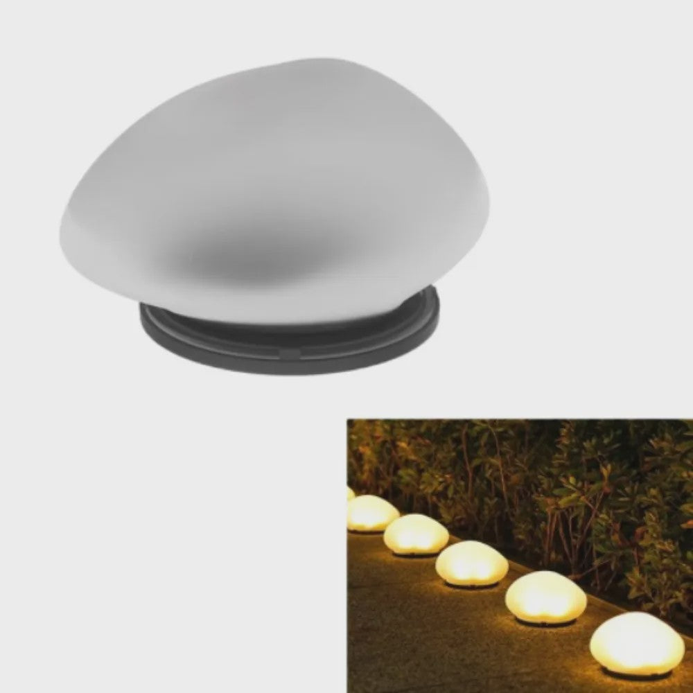 Solar Tuinlamp Steen - Decoratieve LED Verlichting voor Buiten