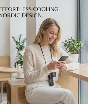 Draagbare Handventilator met IJskoeling: 120 Snelheden, LED Display & USB Oplaadbaar