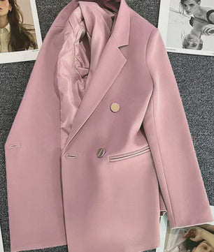 Dames Blazer Jas - Elegante Koreaanse Stijl - Dubbelzijdig Sluitend