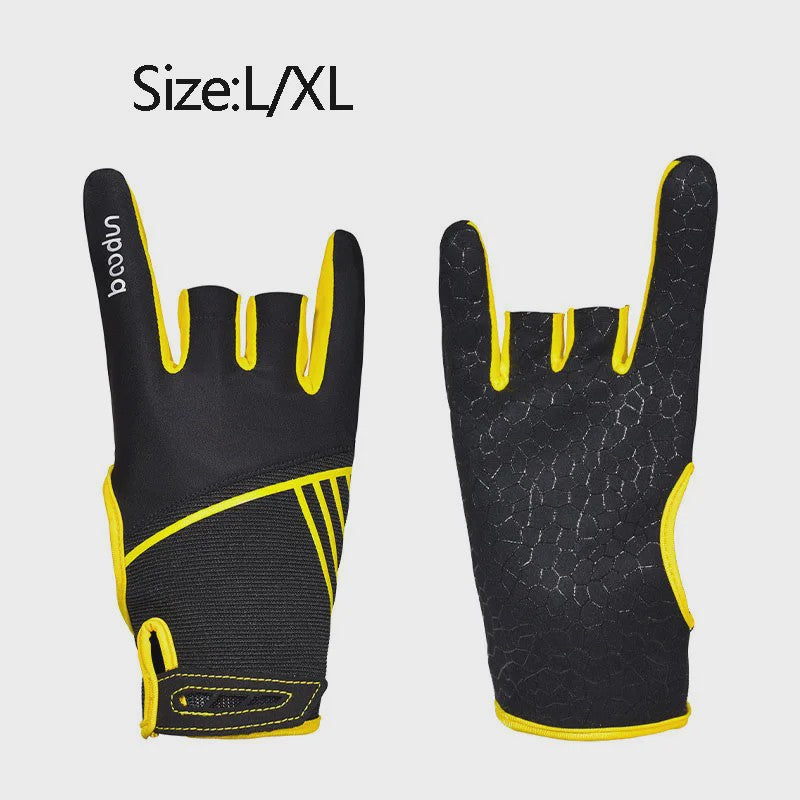 Unisex Vingerloze Bowlinghandschoenen - Ademend, Anti-slip & UV-bestendig