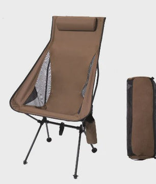 WESTTUNE Opvouwbare Campingstoel met Hoofdsteun - Lichtgewicht Aluminium Outdoor Stoel