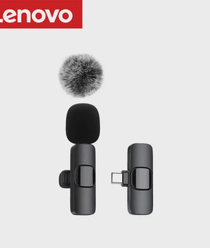 Draadloze Lavalier Microfoon - Mini Draagbaar voor iPhone & Android