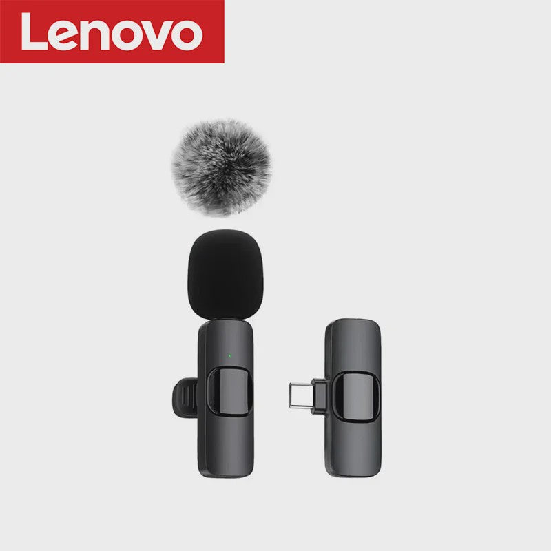 Draadloze Lavalier Microfoon - Mini Draagbaar voor iPhone & Android