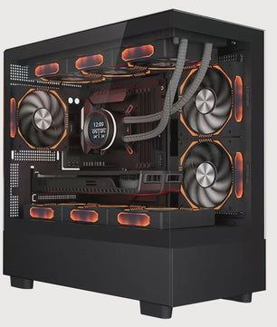 WJCOOLMAN Xuanwu Mini/Pro PC Behuizing - M-ATX/ITX, 270° Panoramisch Uitzicht