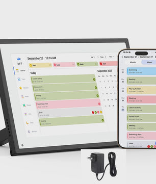 Interactief 10.1" Digitaal Kalender & Planner Scherm met Touchscreen