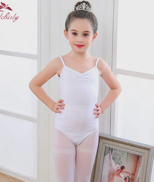 Meisjes Ballet Leotard met Bandjes - Katoen - Dans & Gymnastiek