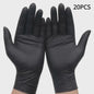 Zwarte Nitril Handschoenen (50/20 Stuks) - Latexvrij, Waterdicht & Duurzaam voor Keuken, Salon & Thuis