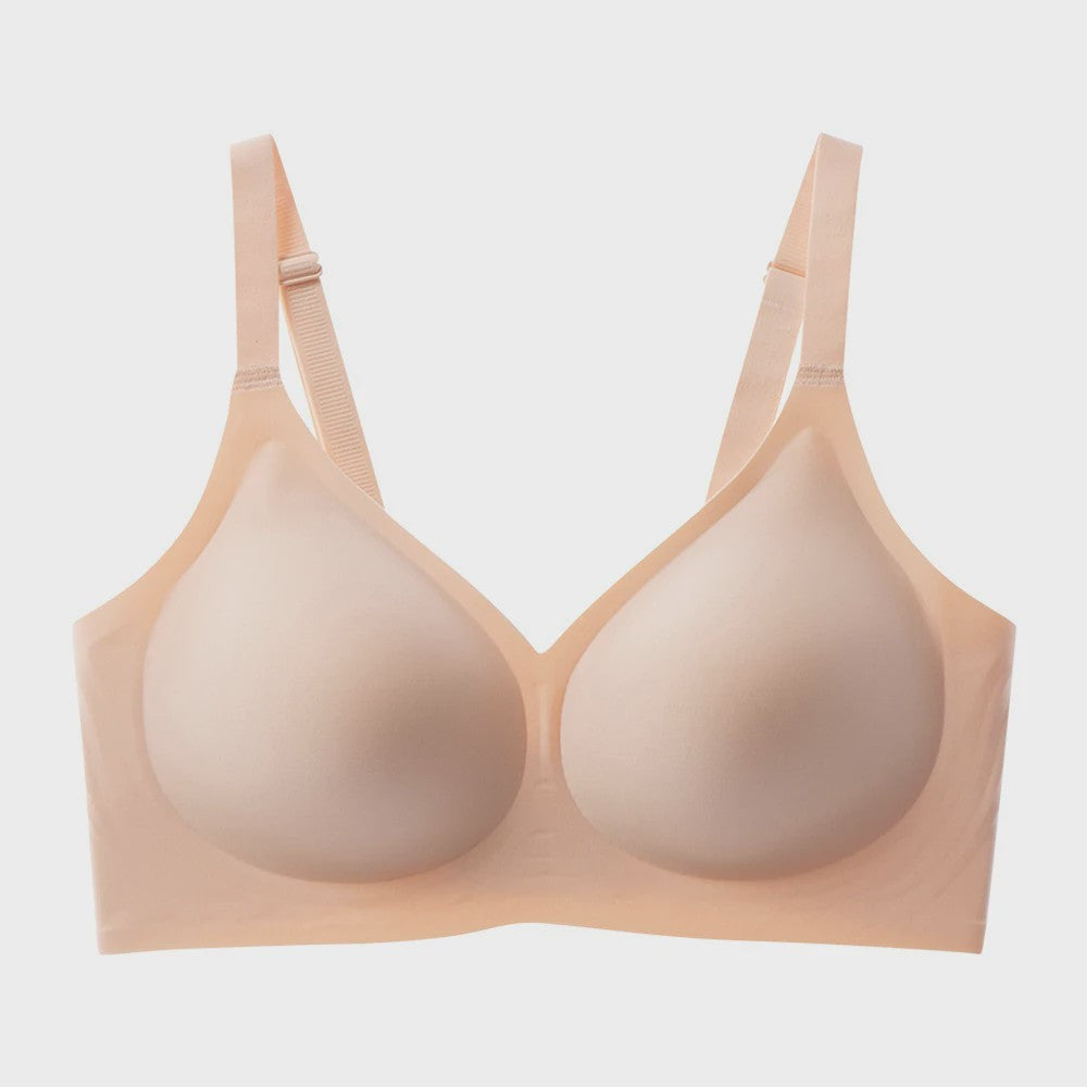 Comfortabele Draadloze BH met Diepe V-hals - Naadloze Push-Up voor Dagelijks Gebruik