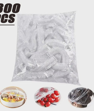 Wegwerp Voedselhoezen - Elastische Plastic Zakjes voor Beker, Kom en Keuken - Vershoud Folie (20-500 stuks)