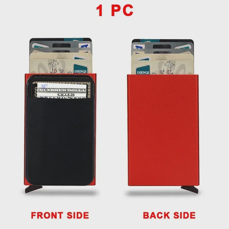 Slimme RFID Portemonnee Kaarthouder - Pop-up Aluminium Creditcard Wallet