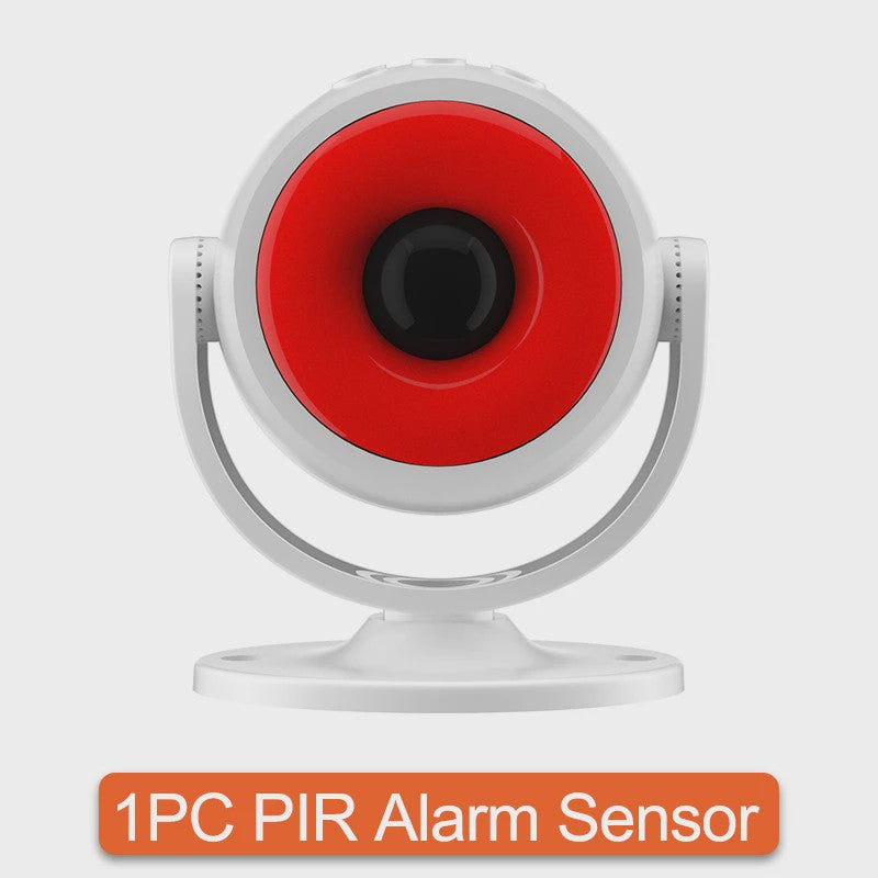 120dB PIR Bewegingsmelder Alarm met Deurklok Functie - Beveiliging Binnen & Buiten